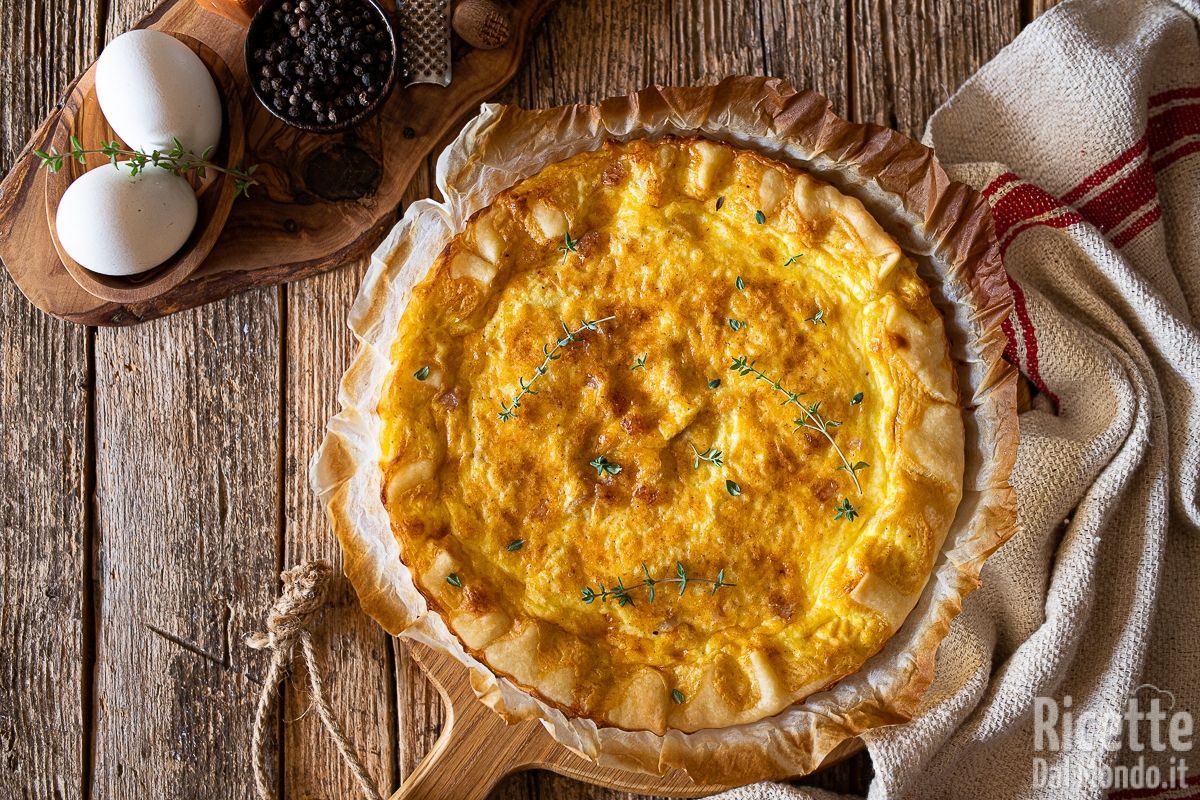 Quiche Lorraine. La ricetta originale della torta salata francese!