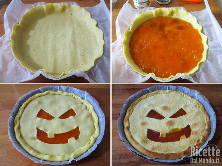 Farcire, coprire e cuocere la crostata