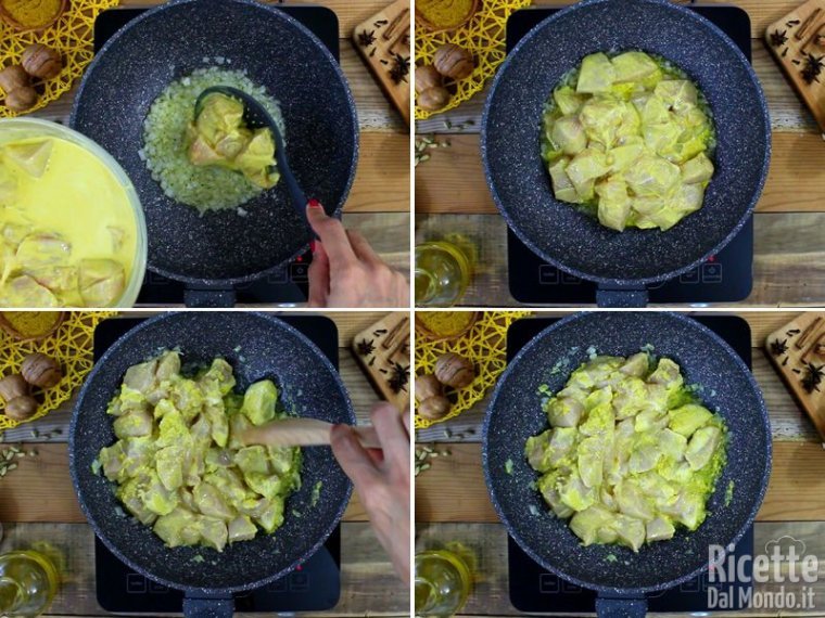 Aggiungere il pollo