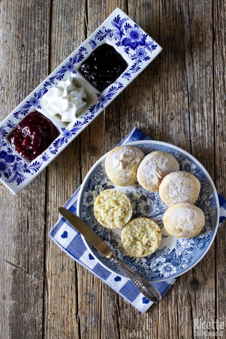 Ricetta scones inglesi dolci o salati
