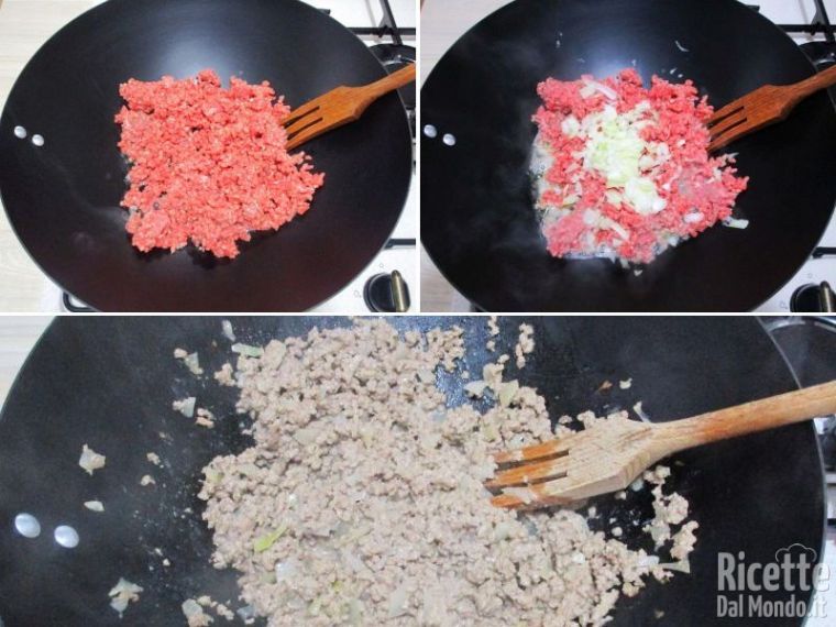 Far rosolare la carne