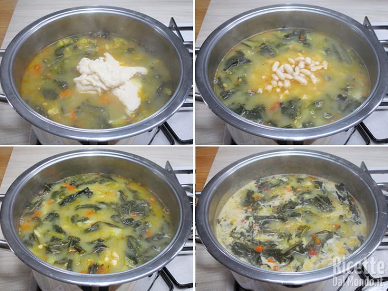 Unire fagioli e crema