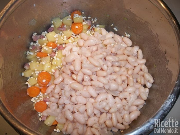 Zuppa di orzo e fagioli 11