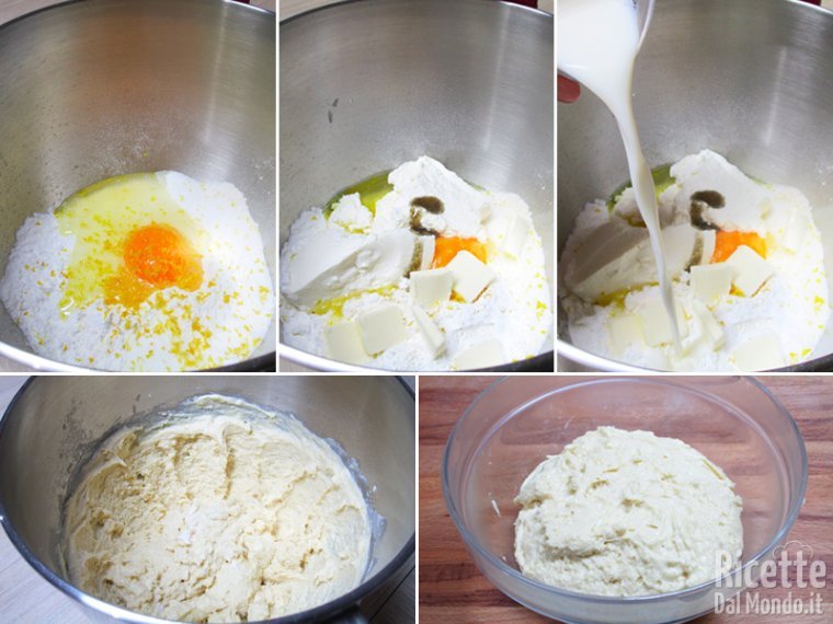 Impastare tutti gli ingredienti