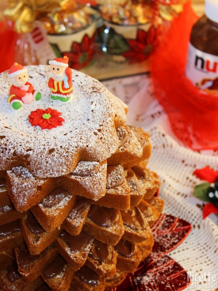 Ricetta del pandoro alla Nutella
