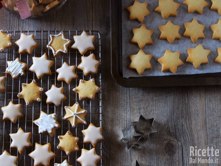 Stelline di Natale glassate