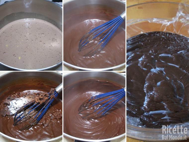 Cuocere e raffreddare la crema