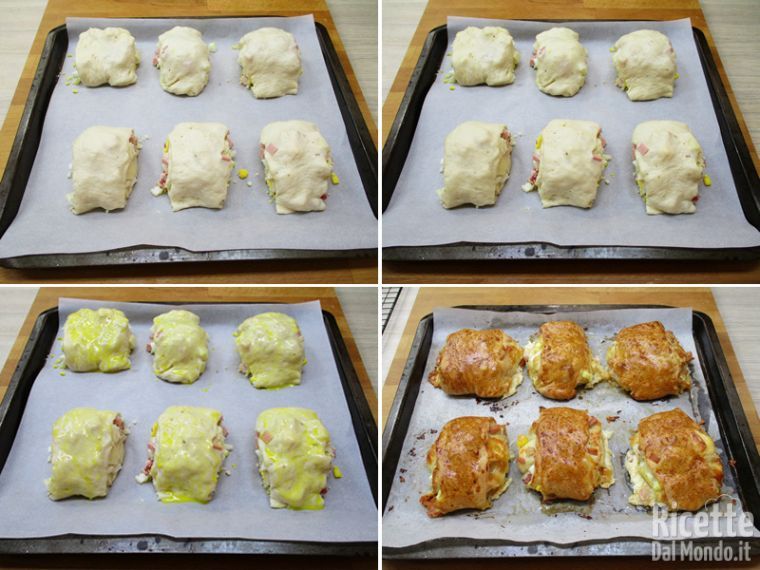 Far lievitare e cuocere i panini