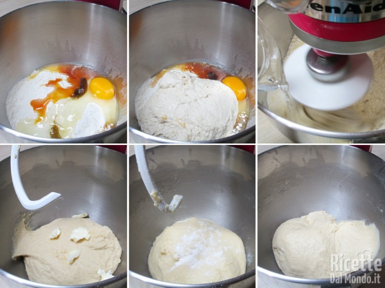 Iniziare a preparare l'impasto