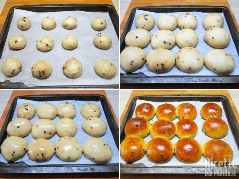 Far lievitare e cuocere i panini