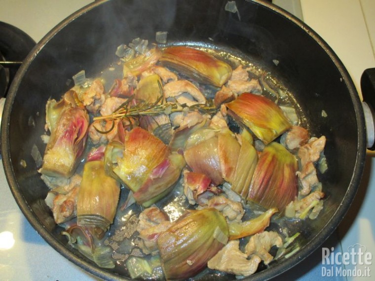 Bocconcini di agnello con carciofi 7