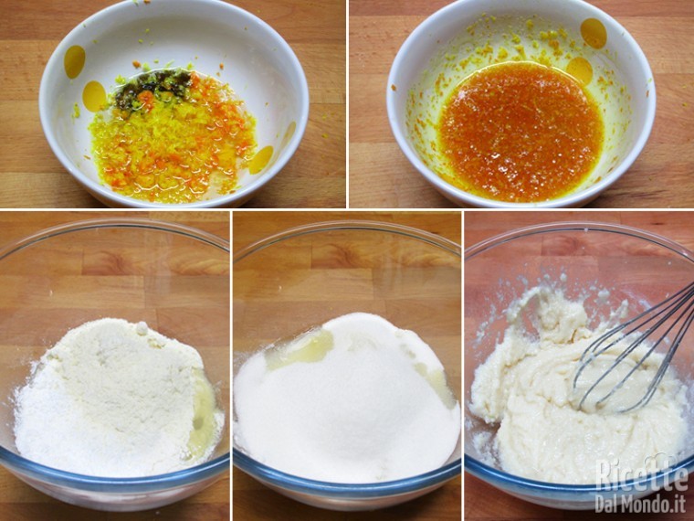 preparate l'emusione aromatica e la glassa