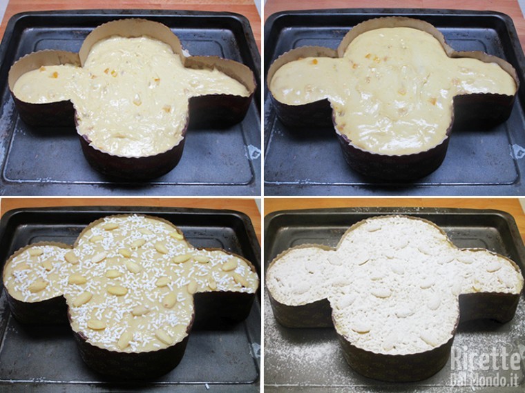 Far lievitare ancora la colomba fino a 1cm dal bordo
