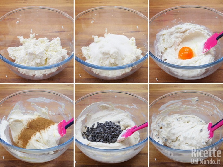 Preparare la crema alla ricotta