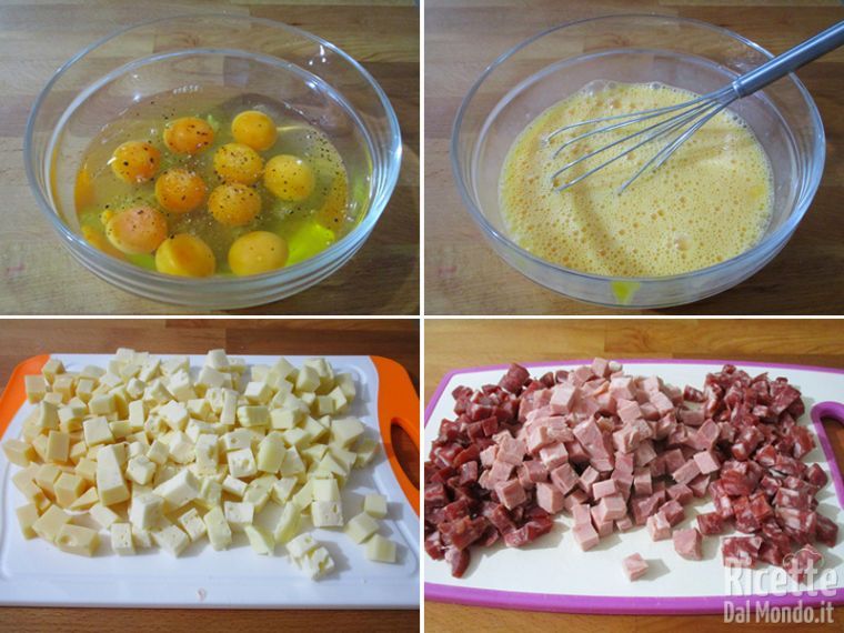 Lavorare le uova e preparare salumi e formaggi