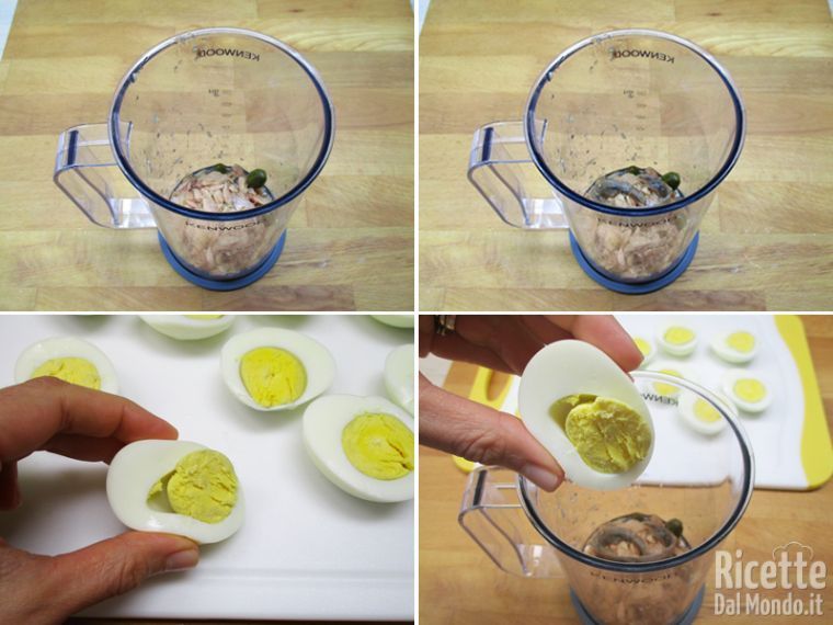 Preparare gli ingredienti per la farcitura