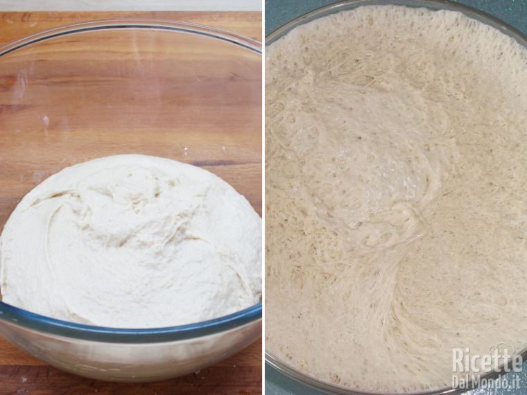 Far lievitare l'impasto fino al raddoppio