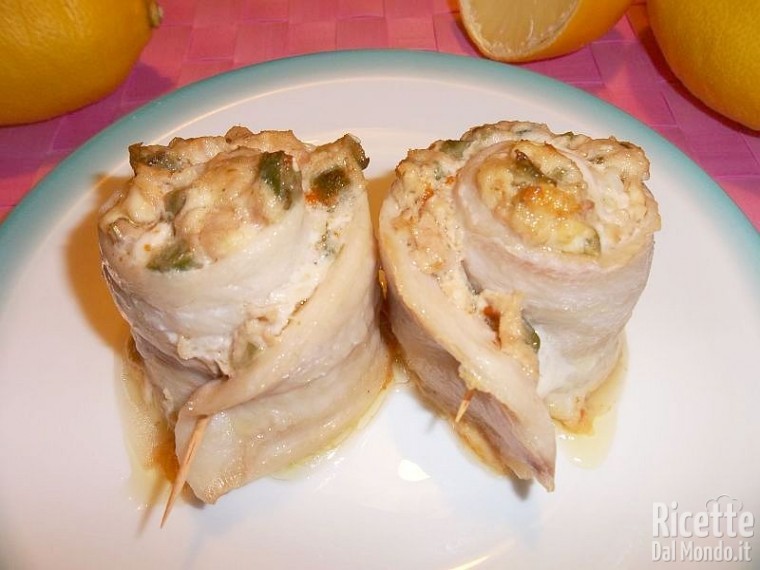 Involtini Sogliola con Crema al Tonno