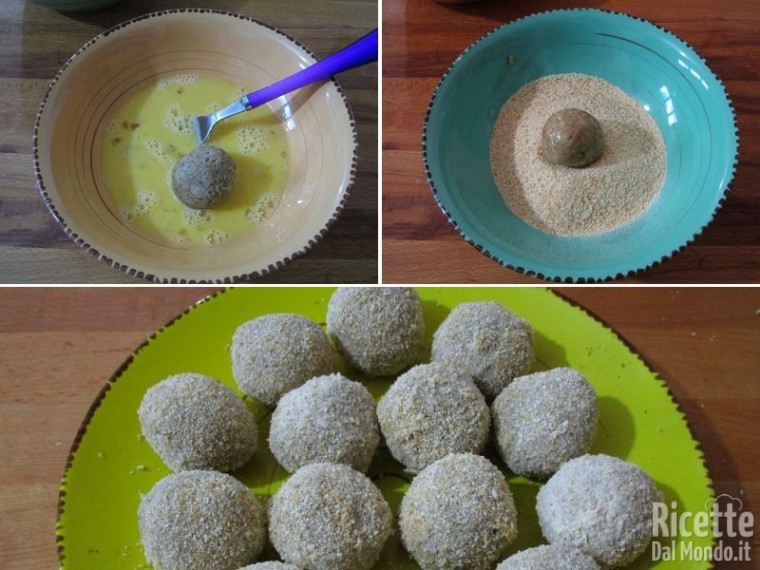 Polpette fritte ripiene di funghi 6