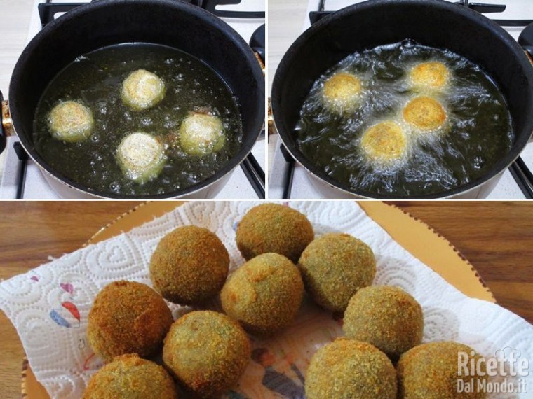 Polpette fritte ripiene di funghi 7