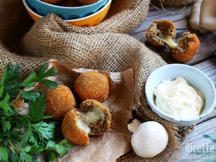 Ricetta polpette di funghi