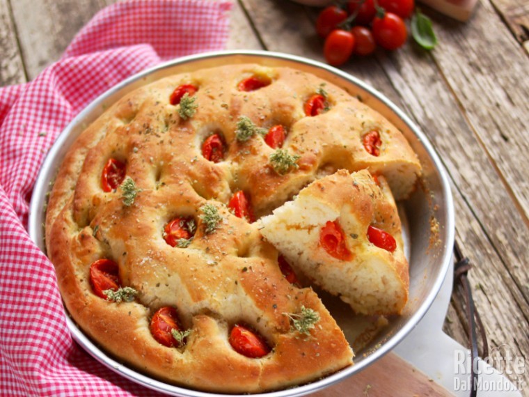 Focaccia alla ricotta