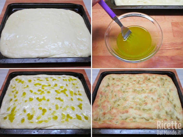 Emulsionare con l'olio e infornare