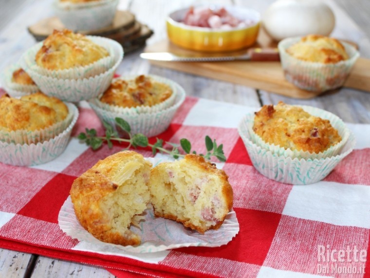 Muffin Pancetta e Cipolla