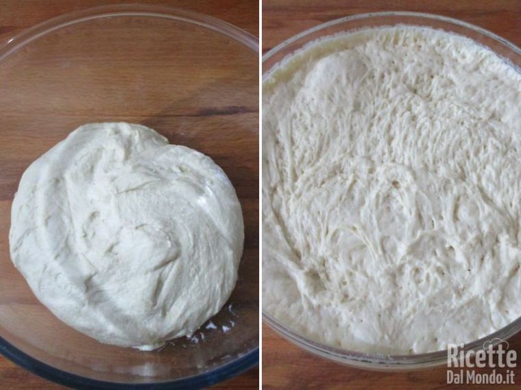 Lasciar lievitare l'impasto