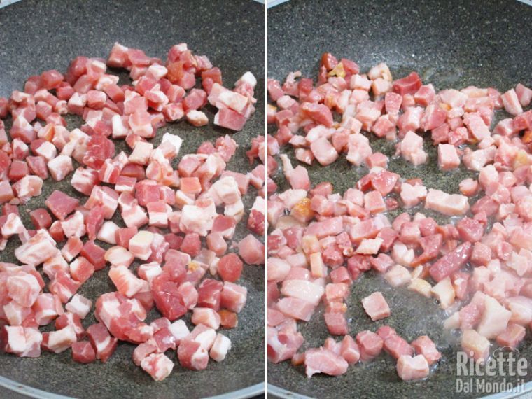 Spadellare la pancetta