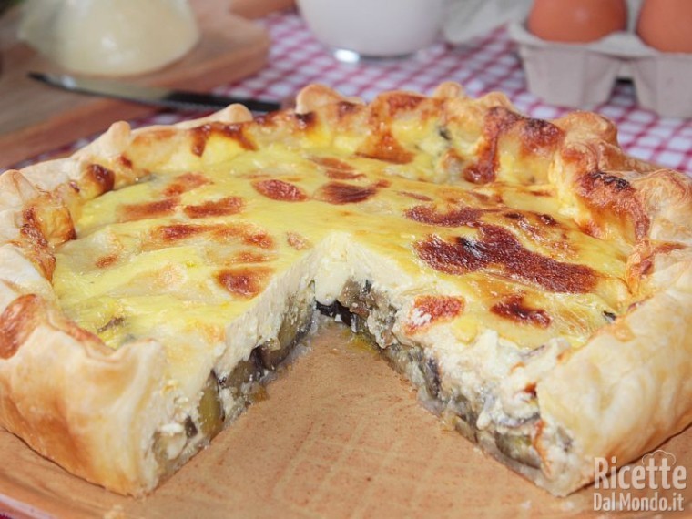 Come fare la quiche di melanzane