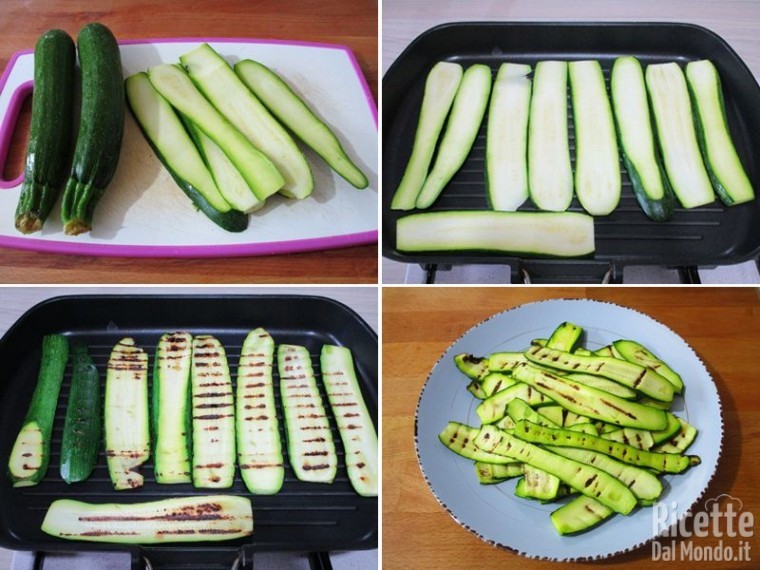 Pizza con zucchine e formaggio 2