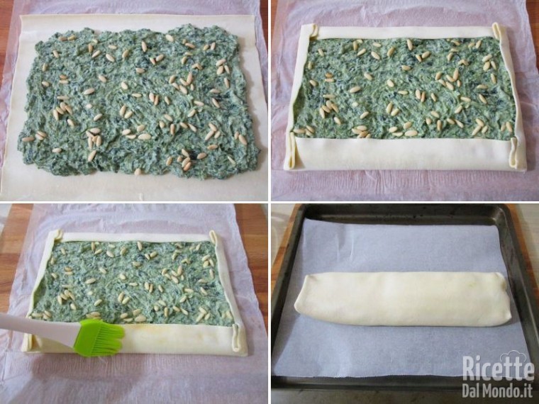 Strudel di spinaci 9