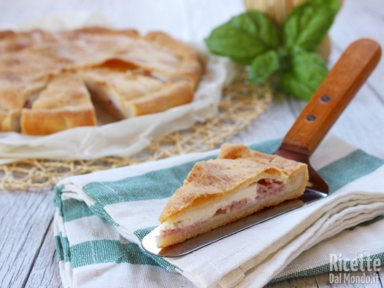 Torta salata di Ricotta farcita