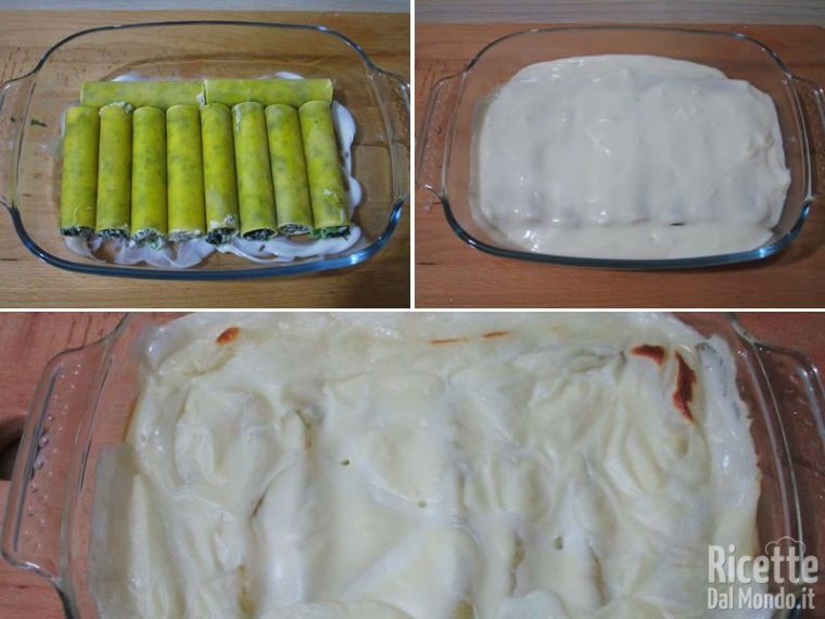 Infornare i cannelloni