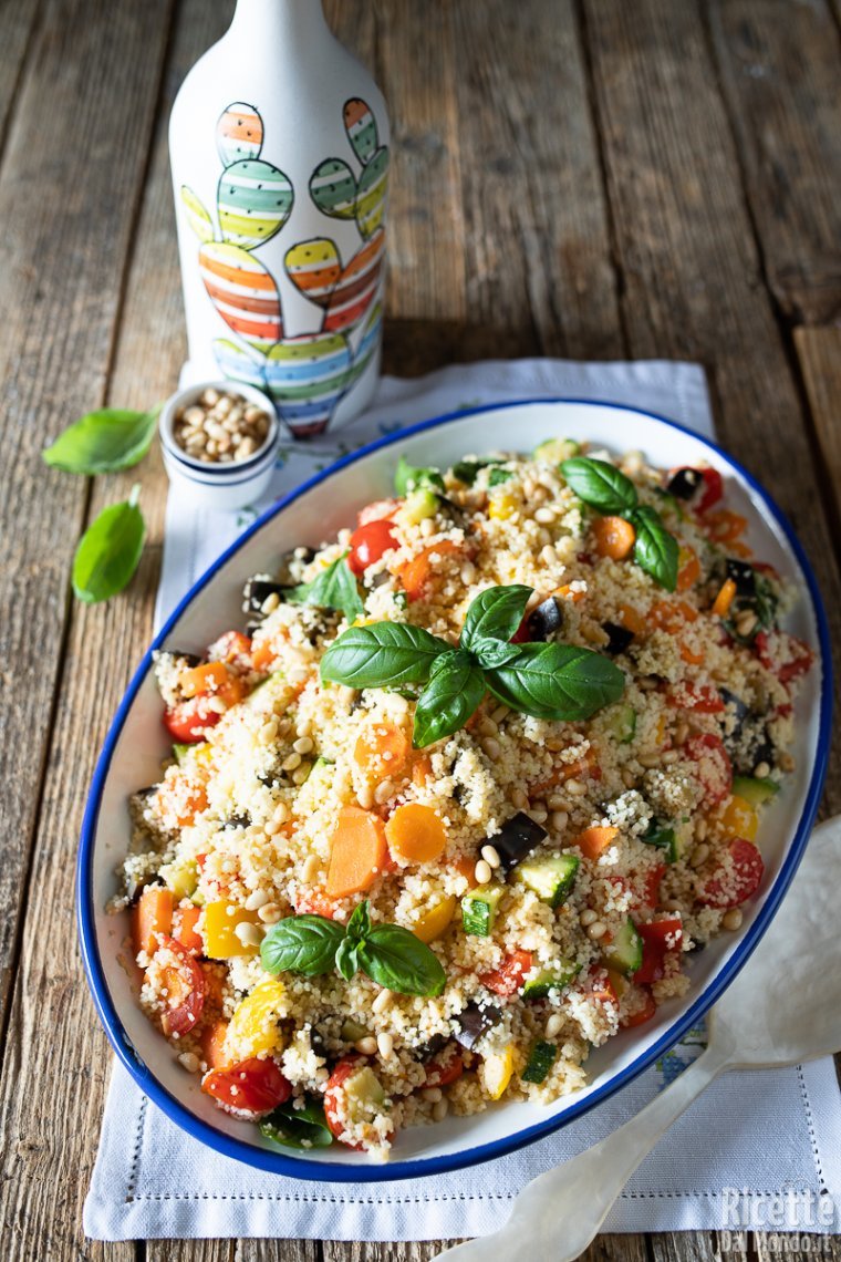 Ricetta cous cous con verdure estive