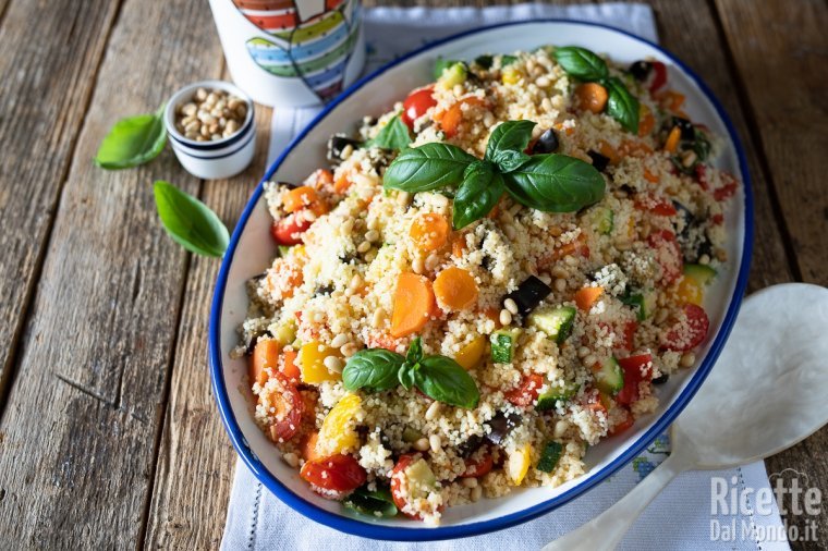 Cous cous con verdure. Ricetta semplice e veloce per l'estate!