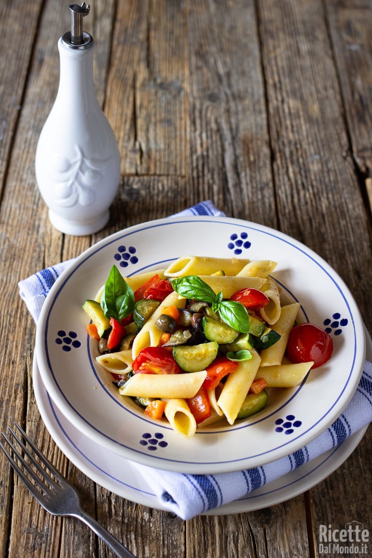 Ricetta penne all'ortolana con verdure