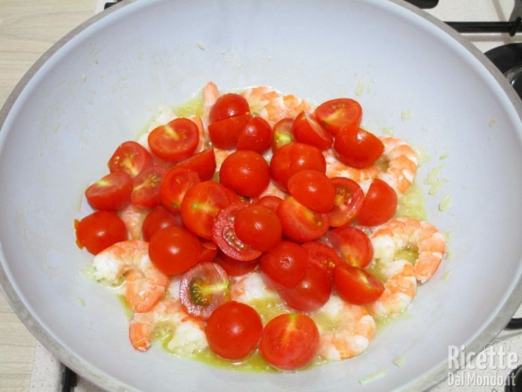 Bigoli gamberetti e pomodorini 6