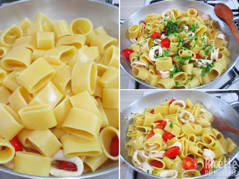 Unire la pasta e completare la cottura