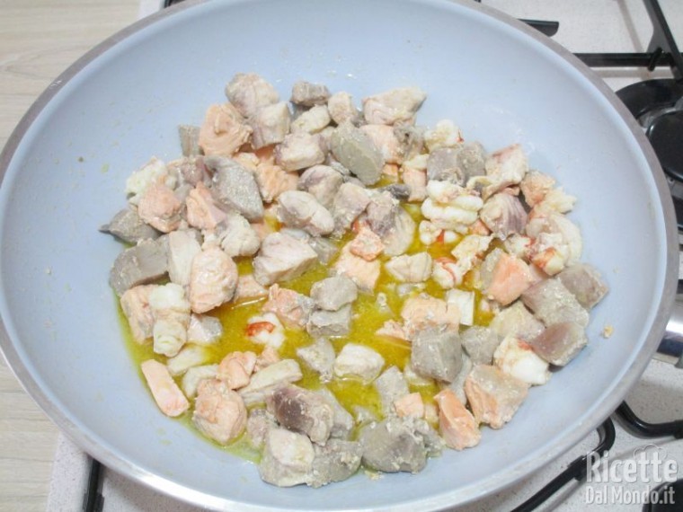 Carbonara di pesce fresco 6