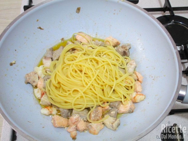 Carbonara di pesce fresco 7