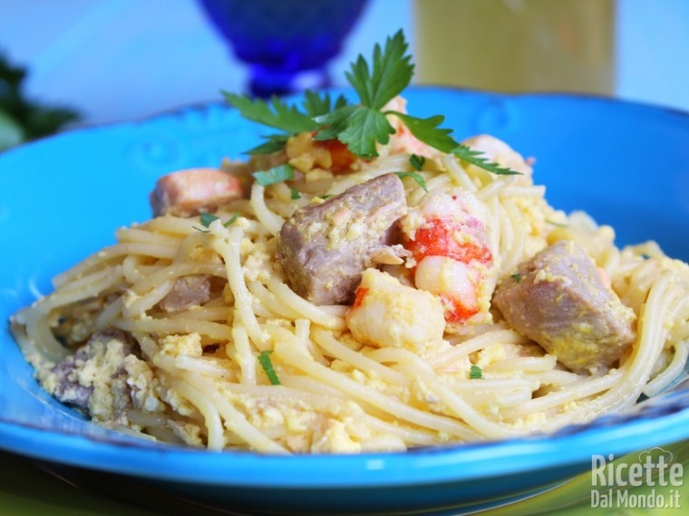 Ricetta carbonara di mare
