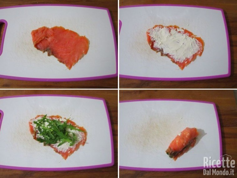 Involtini di salmone affumicato 4