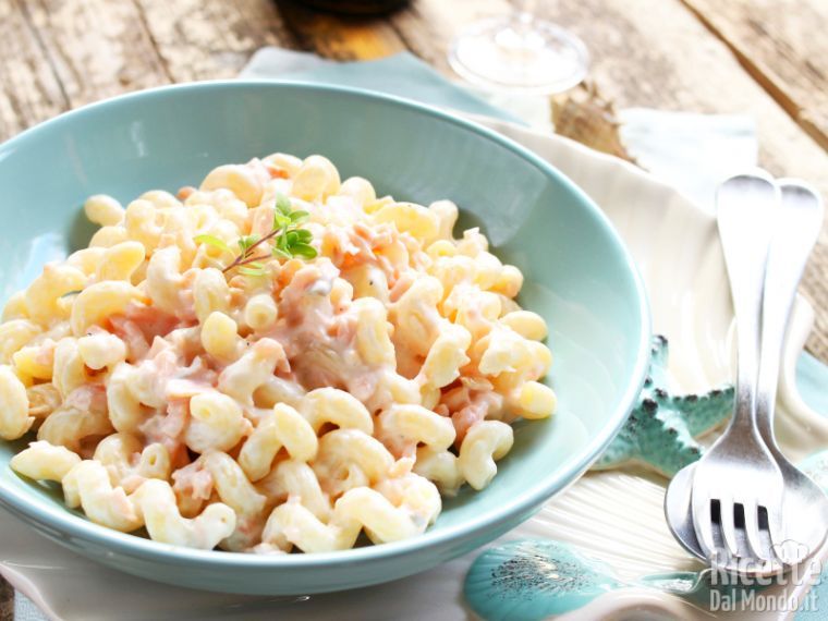Pasta con salmone e philadelphia
