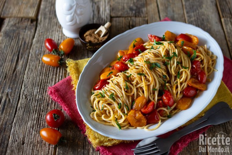 Spaghetti con bottarga