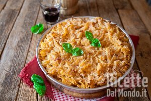 Timballo di pasta e patate al forno. La ricetta di un vero comfort food!