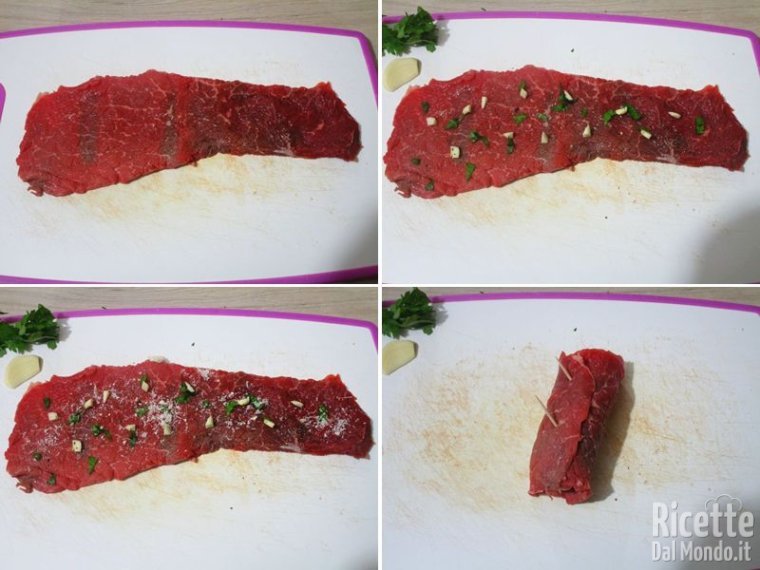Preparare le braciolette