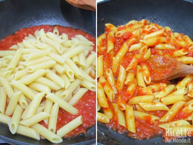 Cuocere la pasta e condirla