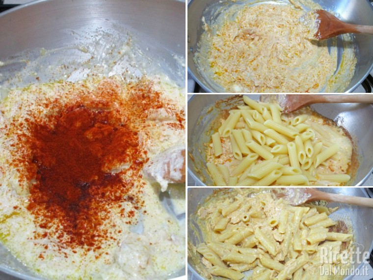 Pasta con salmone e paprika 3